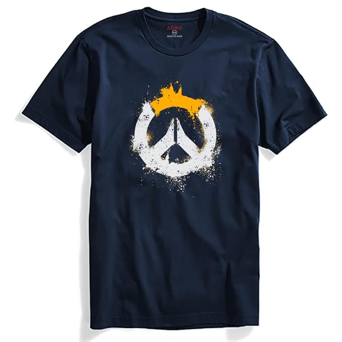 ADRO Men's Solid Regular Fit T-Shirt