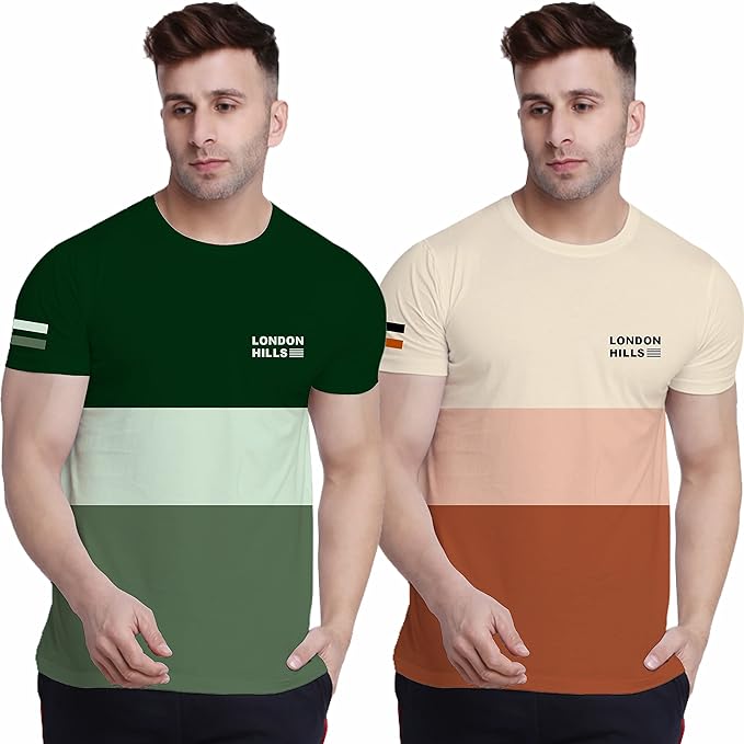 London Hills Men's Cotton Regular Fit T-Shirt