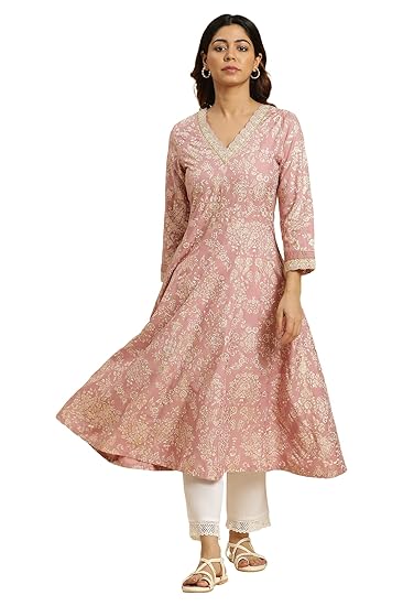 W for Woman Women's Viscose Relaxed Fit Casual Kurta Clothing Kurtis