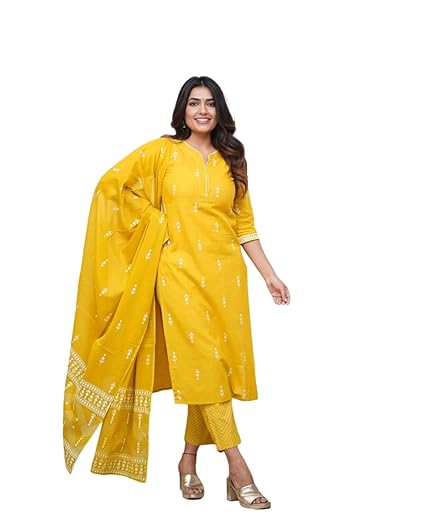 FABNEX Kurta Set for Women | Women Kurta Set with Dupatta | Women Kurta Sets Kurtis | Women Kurta Pant Set (K-94-95) Clothing Kurtis