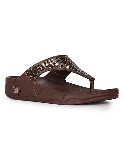 Bata Women's Platform Heel Sandal - DARK BROWN (5 UK) (5724121) Footwear Sandals
