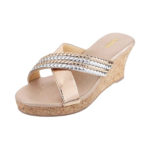 Mochi Women Wedge Heel Sandal Footwear Sandals