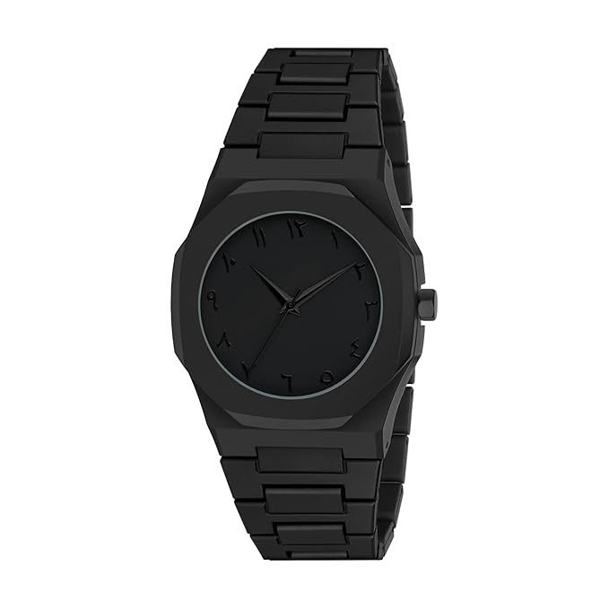 Matrix Arabian | Aura Dial & Polycarbonate Strap Analog Watch for Men & Boys (Black) Accessories Watches
