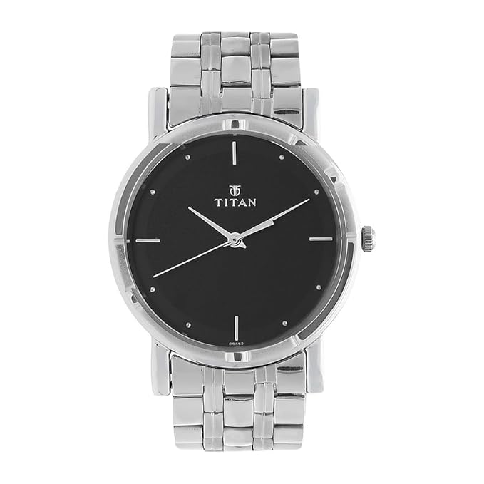 Titan Karishma Analog Black Dial Men's Watch NM1639SM02/NN1639SM02 Accessories Watches