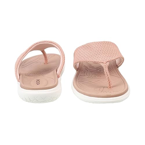 Mochi Women's Comfy Fashion Flyknit Fabric Flat Casual Slipper Slip-on Sandals