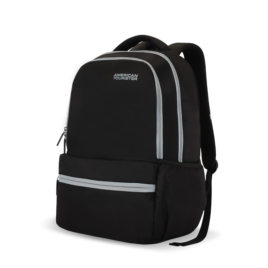 American Tourister Lex Style 02, 31L & 17" Inch Laptop Backpack for College & Office with Front Organizer, Backpack bag for Man & Women - Navy