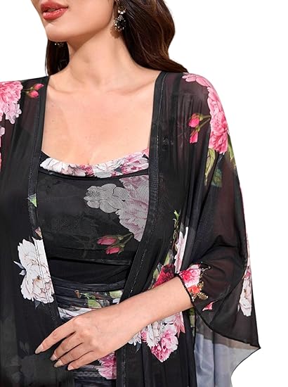 LITZO Dress for Women || Western Dresses for Women || One Piece Maxi Dress (L-32-34)