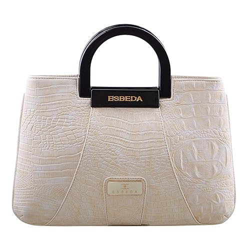 ESBEDA Croco Acrallic Handle Handbag | Ladies Purse | Stylish Handbag | Gift Bag For Women Accessories Bags women all_season 