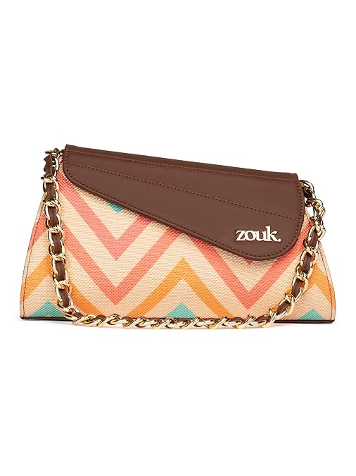ZOUK Rhea Kapoor Mini Shoulder Bag | Vegan Leather Shoulder Bag for Women | Accessories Bags