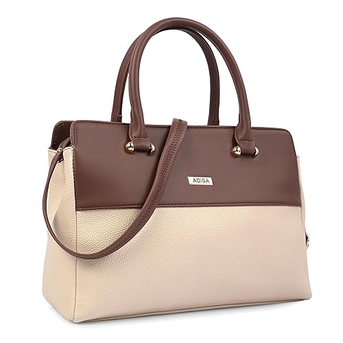 ADISA Color Block handbag shoulder bag satchel for women and girls with sling belt (AD4088) Accessories Bags women all_season 