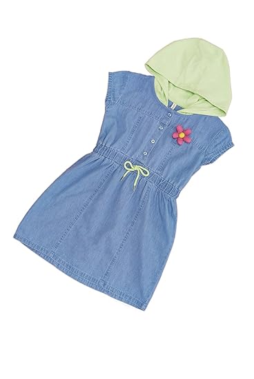 Pantaloons Junior Girls Fit and Flare Cotton Classic Above The Knee Dress