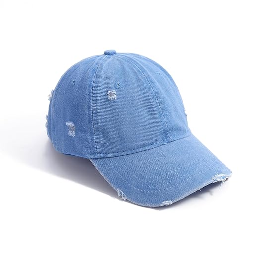 SALTY Everyday Vintage Baseball Caps for Men Stylish & Women | Summer Head Cap Hats for Men, Girls, Kids, Boys | UV Protection | Round Adjustable Cotton Caps
