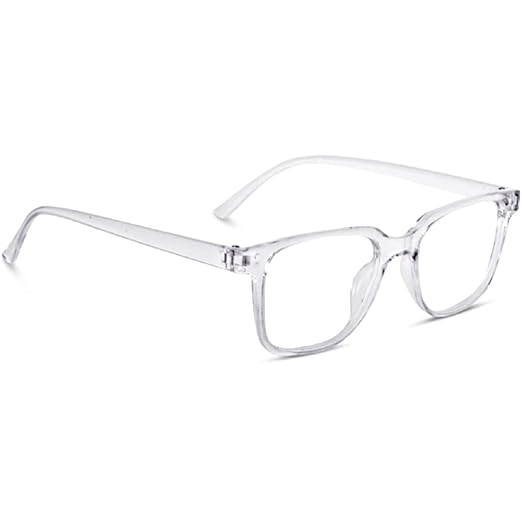 IFLASH Transparent Clear Zero Power Square Lightweight Optical Frame Specs Eyeglasses Sunglasses Accessories Sunglasses