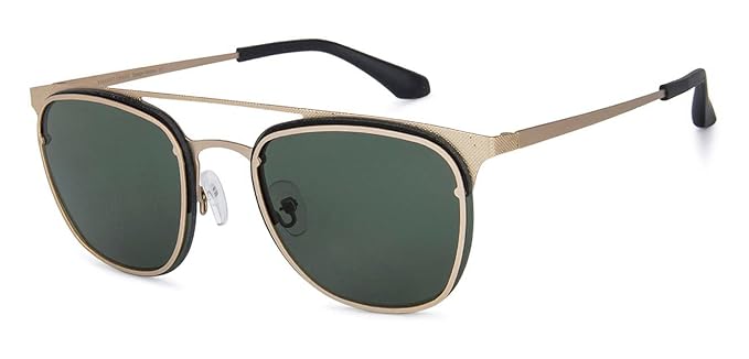 Vincent Chase By Lenskart | Full Rim Square | VINTAGE | 100% UV Protected | Men & Women | Large | VC S12938 Accessories Sunglasses