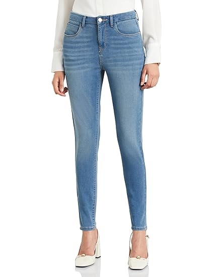 Symbol Premium Women's Skinny 4-Way Stretch Jeans (Mid Rise | Ankle Length | Desk-to-Dinner) (Available in Plus Sizes)