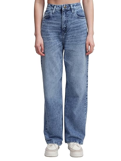Tokyo Talkies Women's Straight Jeans Clothing Jeans