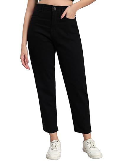 RAGZO Mom Fit High Waist Jeans Pant for Women