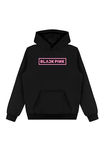 Classic Blackpink Logo Black Hoodie Clothing Hoodies