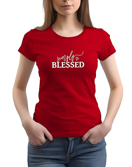 XENOVAURBAN Women's 100% Cotton Printed Regular fit Round Neck T-Shirt WMN-01 Clothing T-Shirts